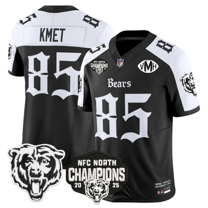 CHI 'Gothic Midway Legacy' NFC North Champions Patch Vapor Limited Jersey - All Stitched