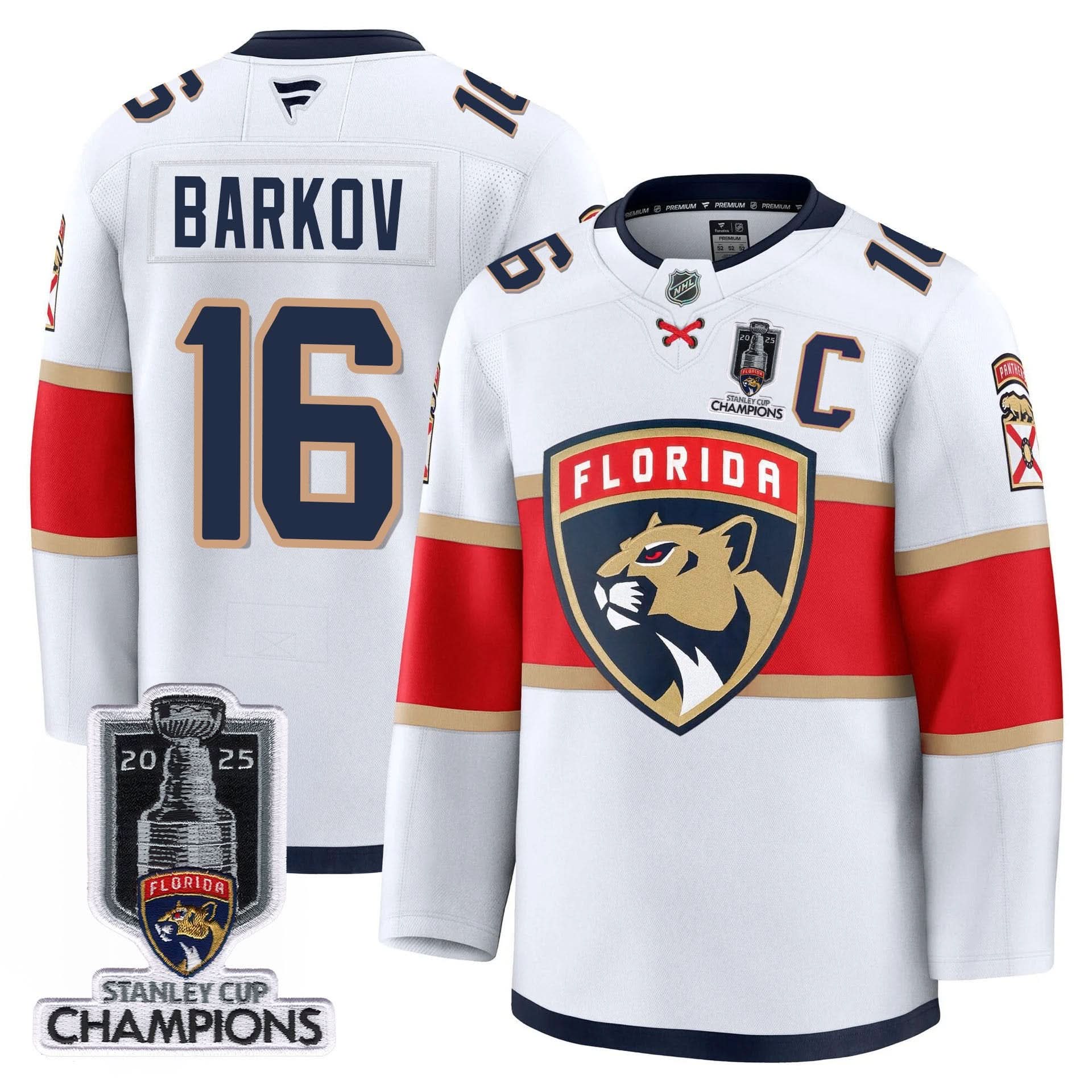 Men's Florida Panthers 2025 Stanley Cup Champions Jersey - All Stitched