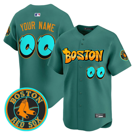 Boston Red Sox 'Graffiti Streetstyle Edition' Vapor Premier Limited Custom Jersey - All Stitched