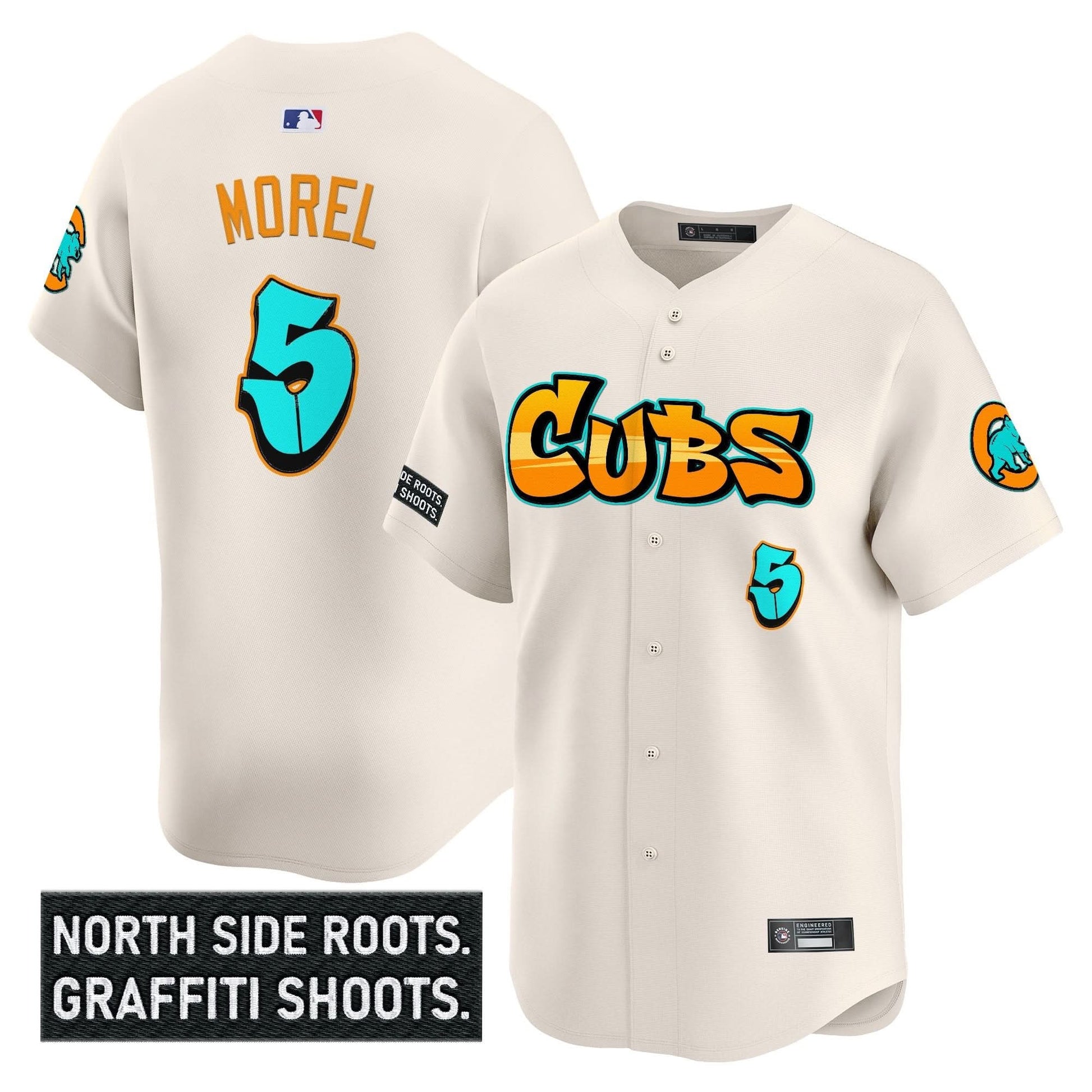 Men's Chicago Cubs 'Graffiti North Side Edition' Vapor Premier Limited Jersey - All Stitched