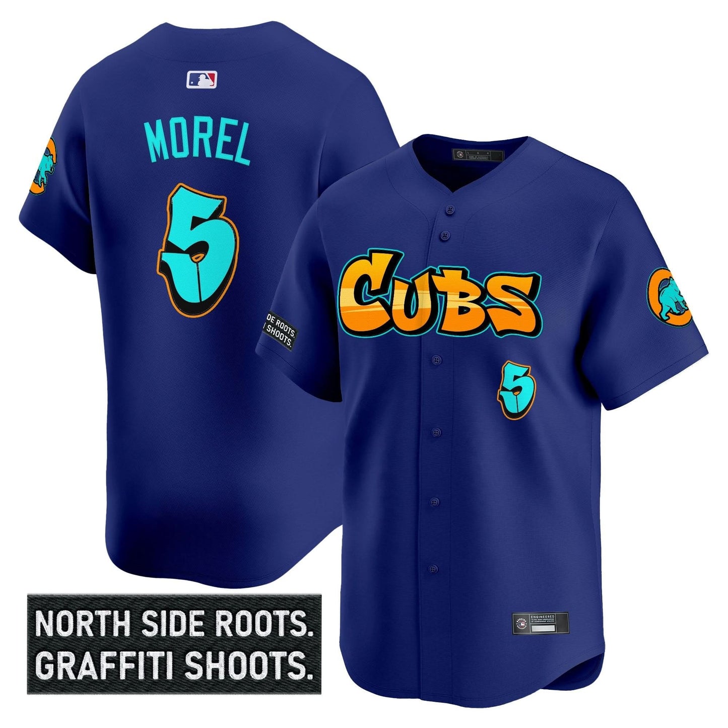 Men's Chicago Cubs 'Graffiti North Side Edition' Vapor Premier Limited Jersey - All Stitched