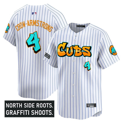 Men's Chicago Cubs 'Graffiti North Side Edition' Vapor Premier Limited Jersey - All Stitched