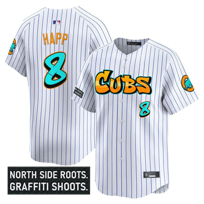 Men's Chicago Cubs 'Graffiti North Side Edition' Vapor Premier Limited Jersey - All Stitched