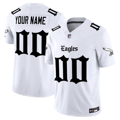 Philadelphia Eagles 'Gothic Philly Edition' Vapor Limited Custom Jersey - All Stitched