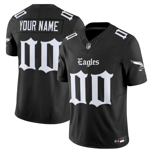 Philadelphia Eagles 'Gothic Philly Edition' Vapor Limited Custom Jersey - All Stitched