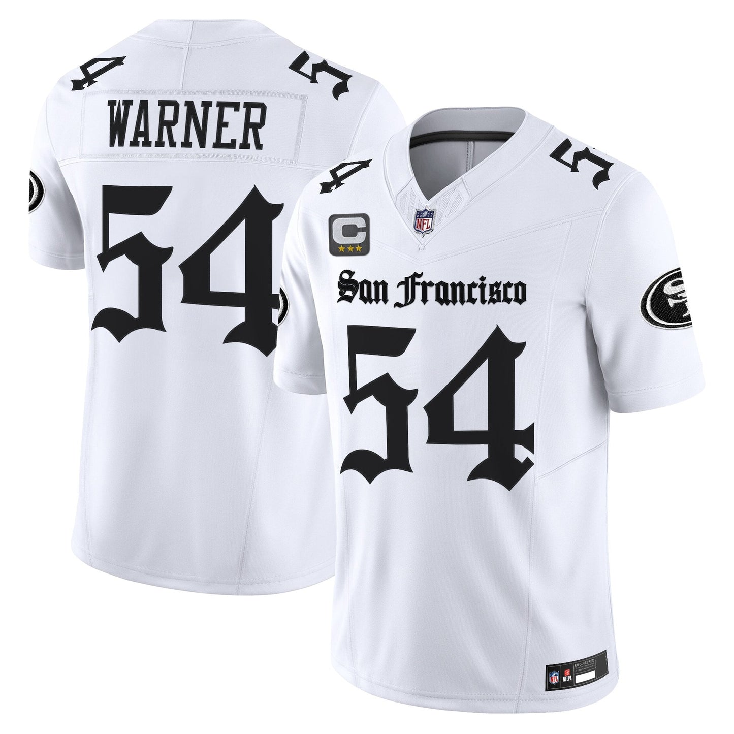 Men's San Francisco 49ers 'Gothic Edition' Vapor Limited Jersey - All Stitched
