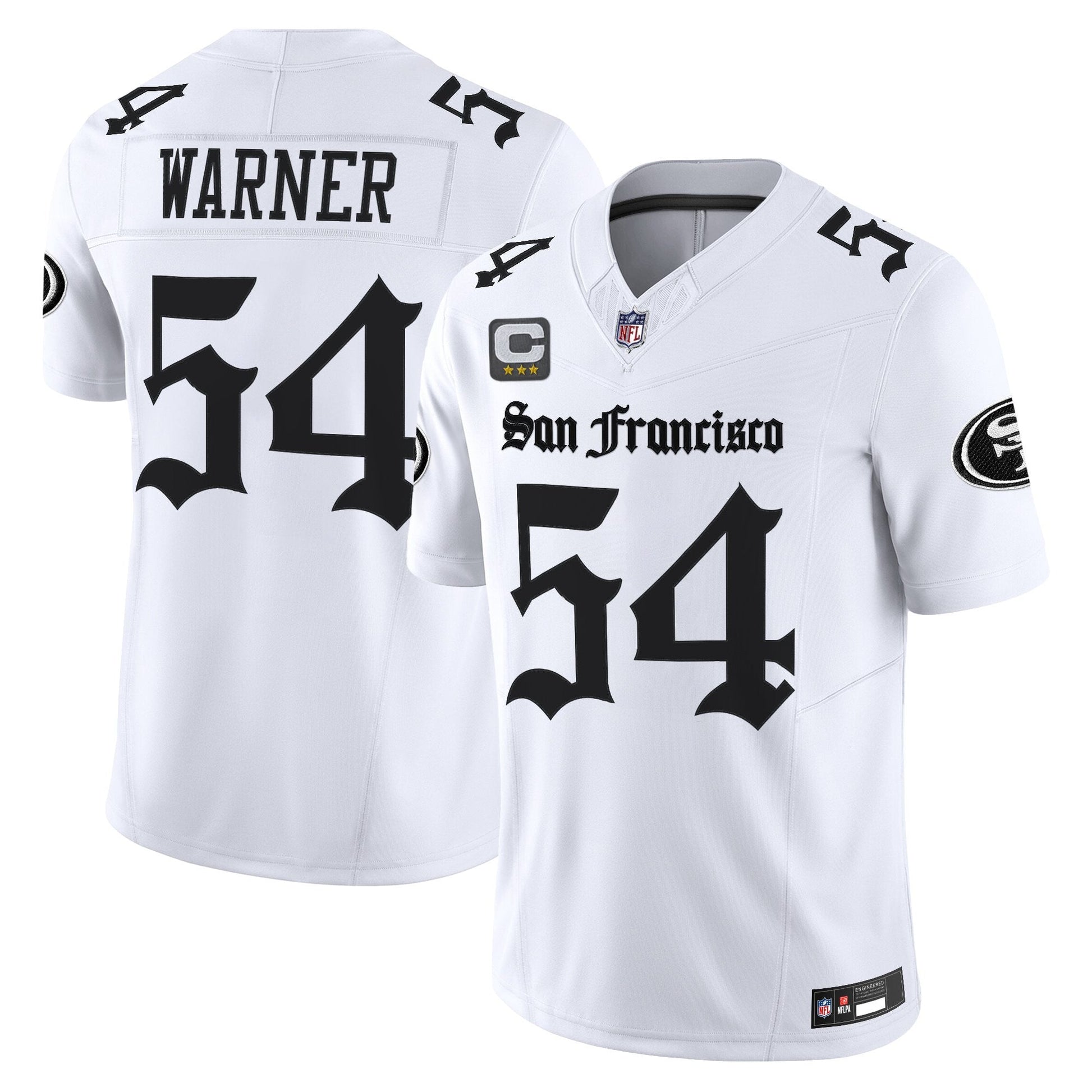 Men's San Francisco 49ers 'Gothic Edition' Vapor Limited Jersey - All Stitched