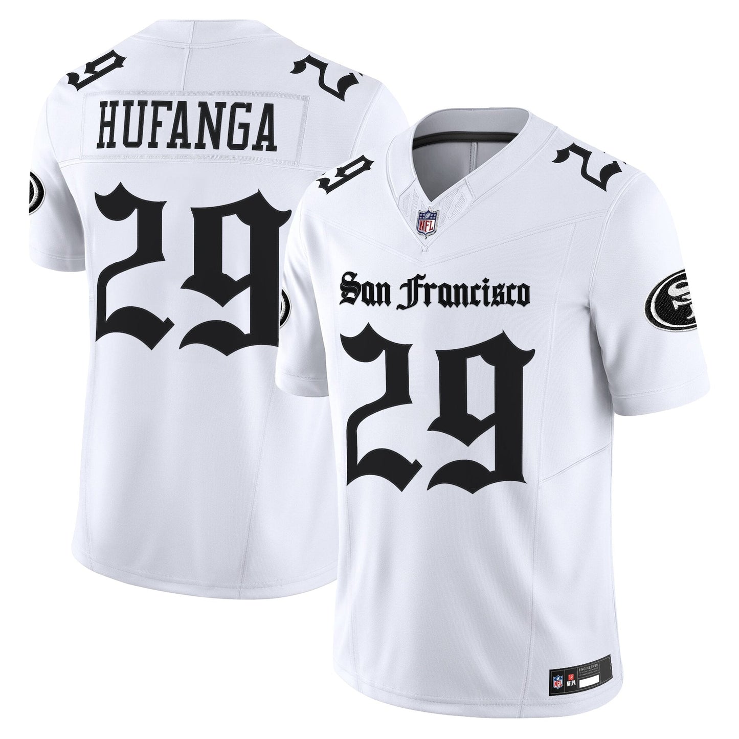 Men's San Francisco 49ers 'Gothic Edition' Vapor Limited Jersey - All Stitched