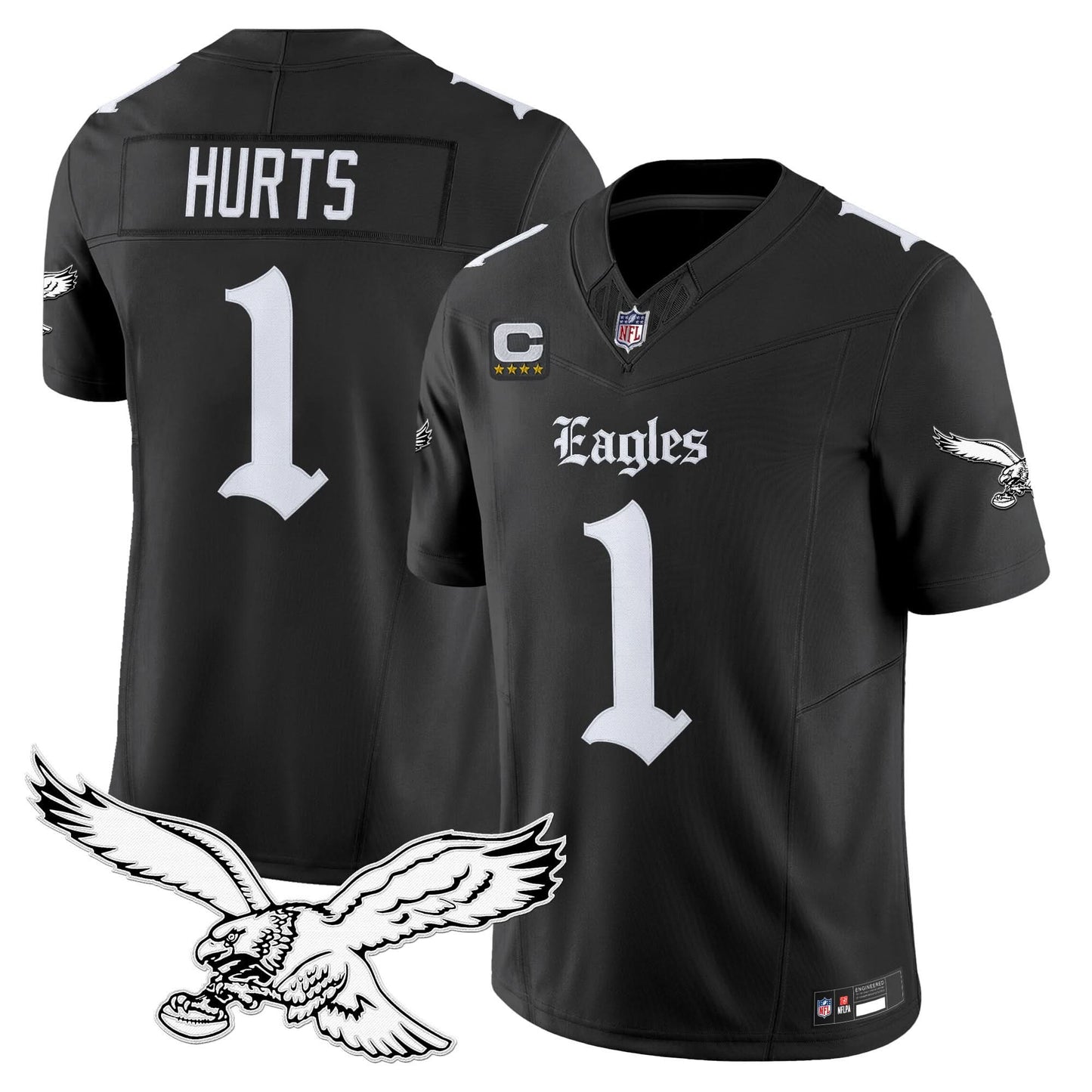 Men's Philadelphia Eagles 'Gothic Philly Edition' Vapor Limited Jersey - All Stitched