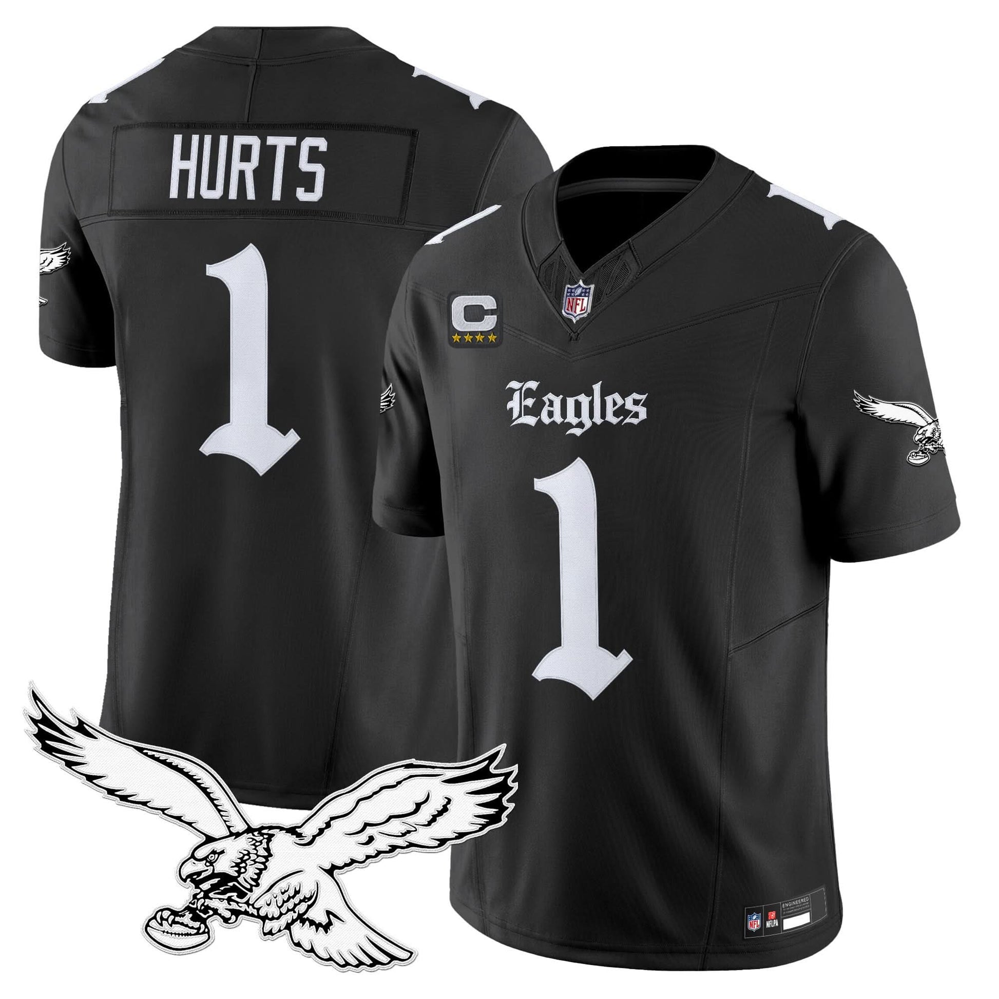 Men's Philadelphia Eagles 'Gothic Philly Edition' Vapor Limited Jersey - All Stitched