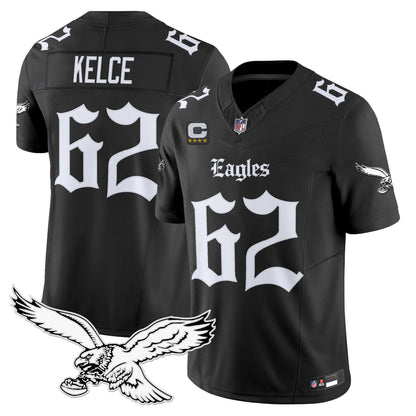 Men's Philadelphia Eagles 'Gothic Philly Edition' Vapor Limited Jersey - All Stitched