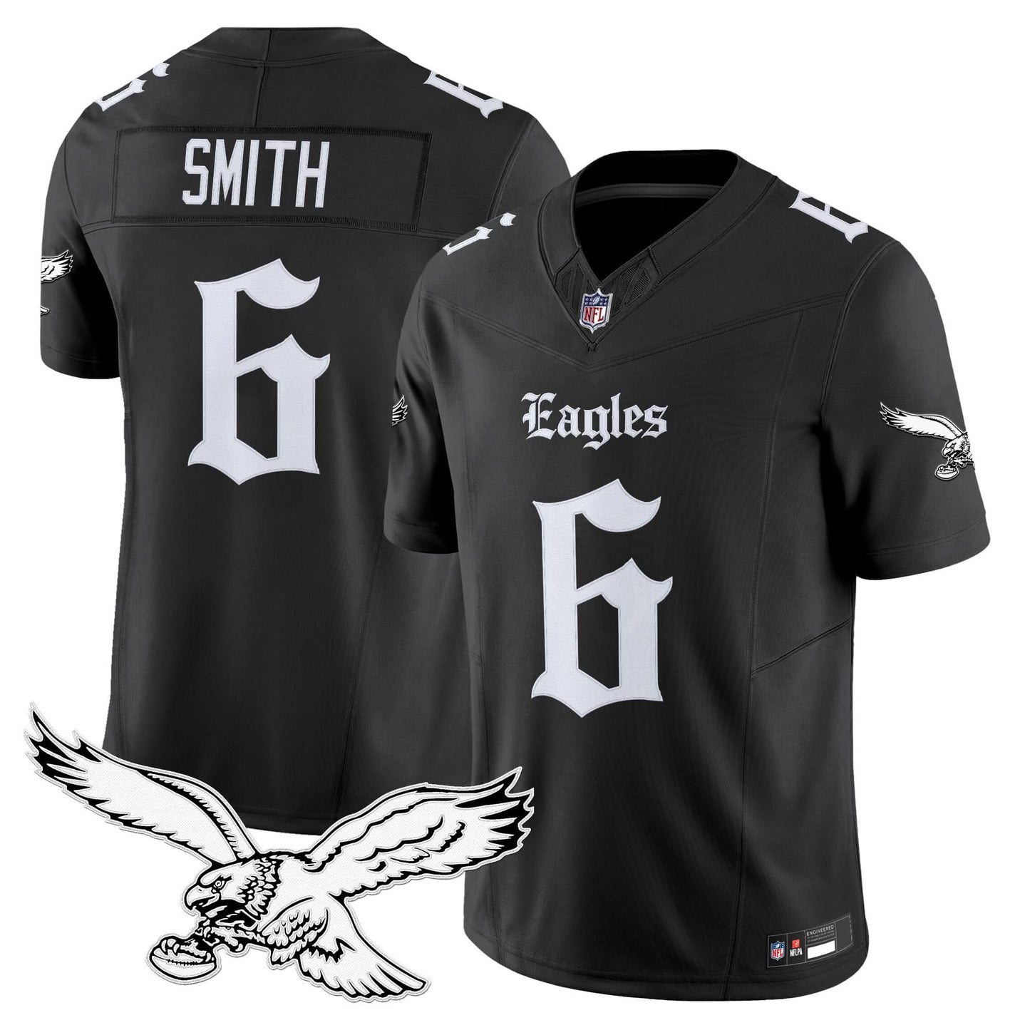 Men's Philadelphia Eagles 'Gothic Philly Edition' Vapor Limited Jersey - All Stitched