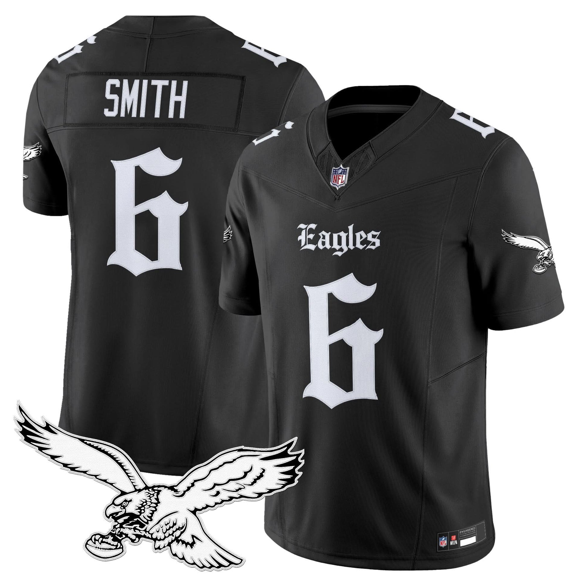Men's Philadelphia Eagles 'Gothic Philly Edition' Vapor Limited Jersey - All Stitched