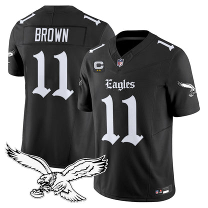 Men's Philadelphia Eagles 'Gothic Philly Edition' Vapor Limited Jersey - All Stitched