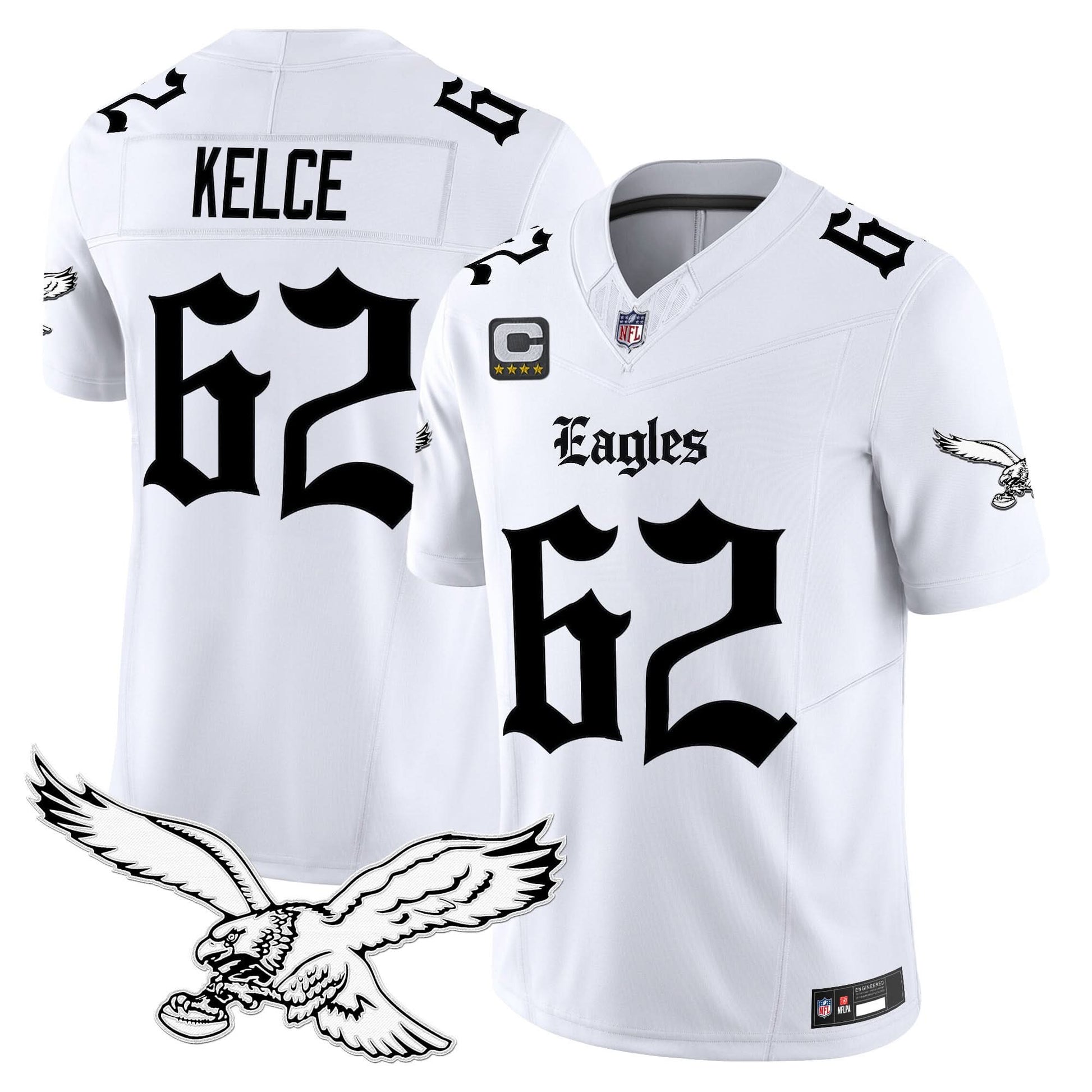 Men's Philadelphia Eagles 'Gothic Philly Edition' Vapor Limited Jersey - All Stitched