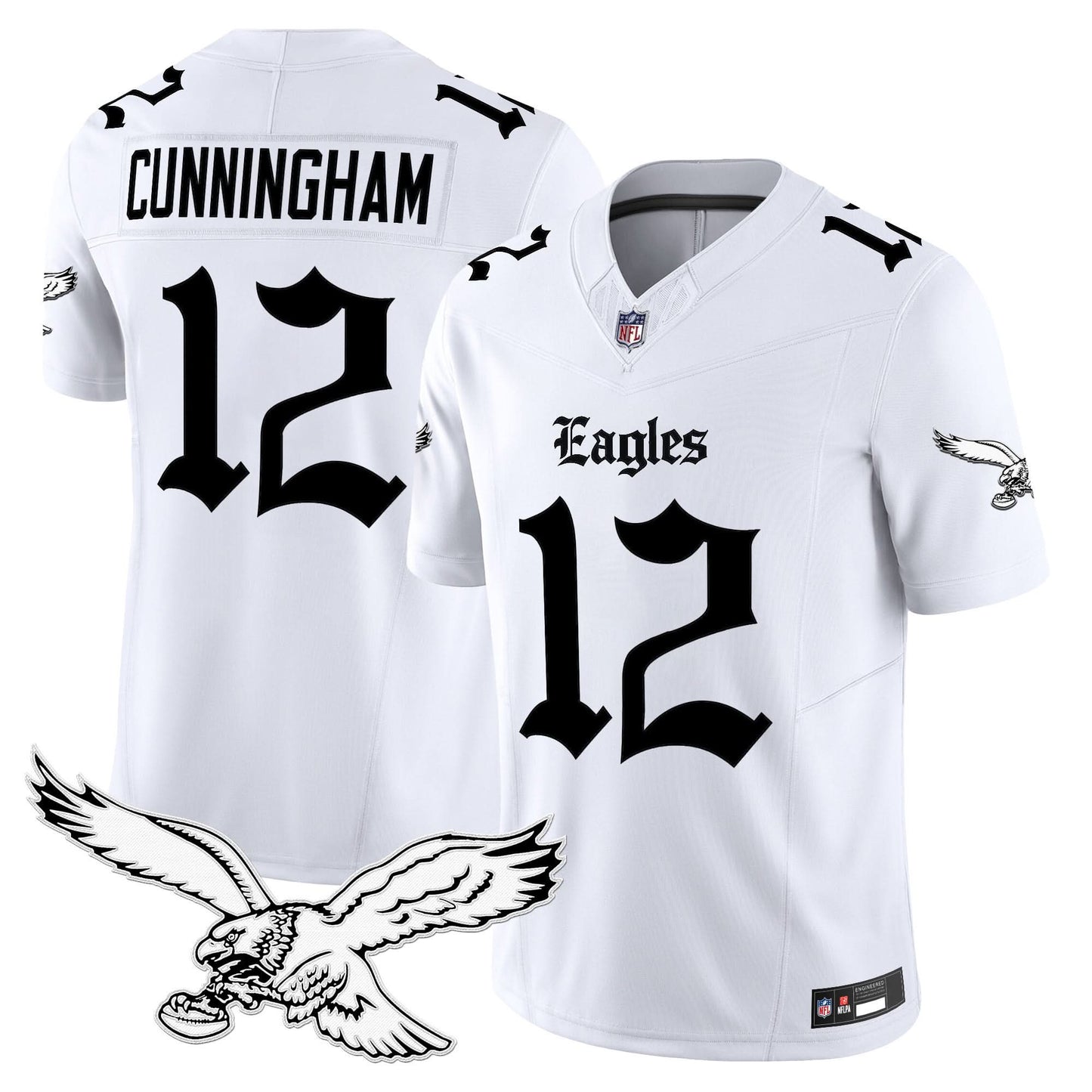 Men's Philadelphia Eagles 'Gothic Philly Edition' Vapor Limited Jersey - All Stitched
