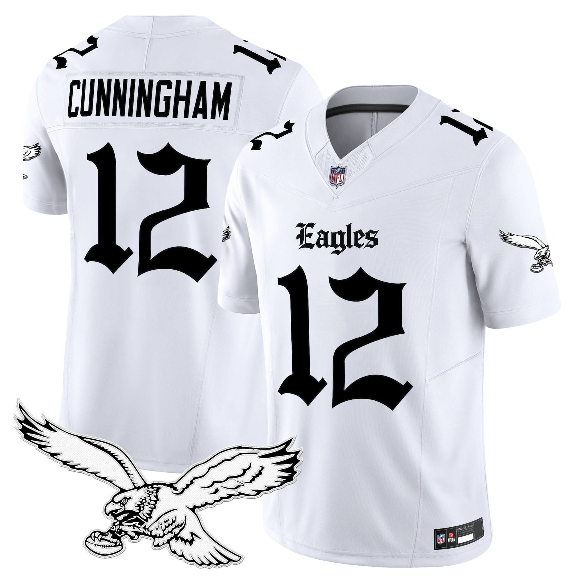 Men's Philadelphia Eagles 'Gothic Philly Edition' Vapor Limited Jersey - All Stitched