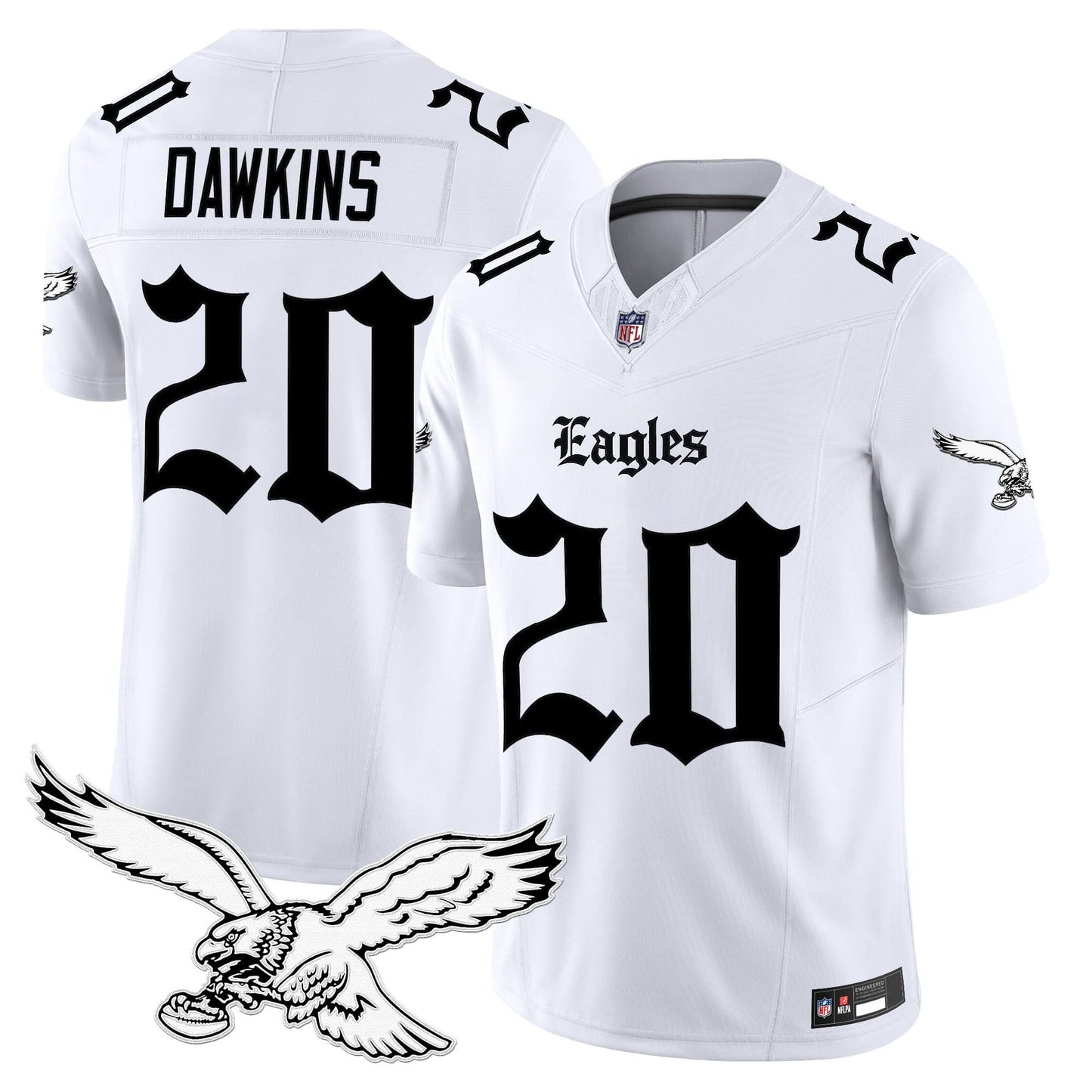 Men's Philadelphia Eagles 'Gothic Philly Edition' Vapor Limited Jersey - All Stitched