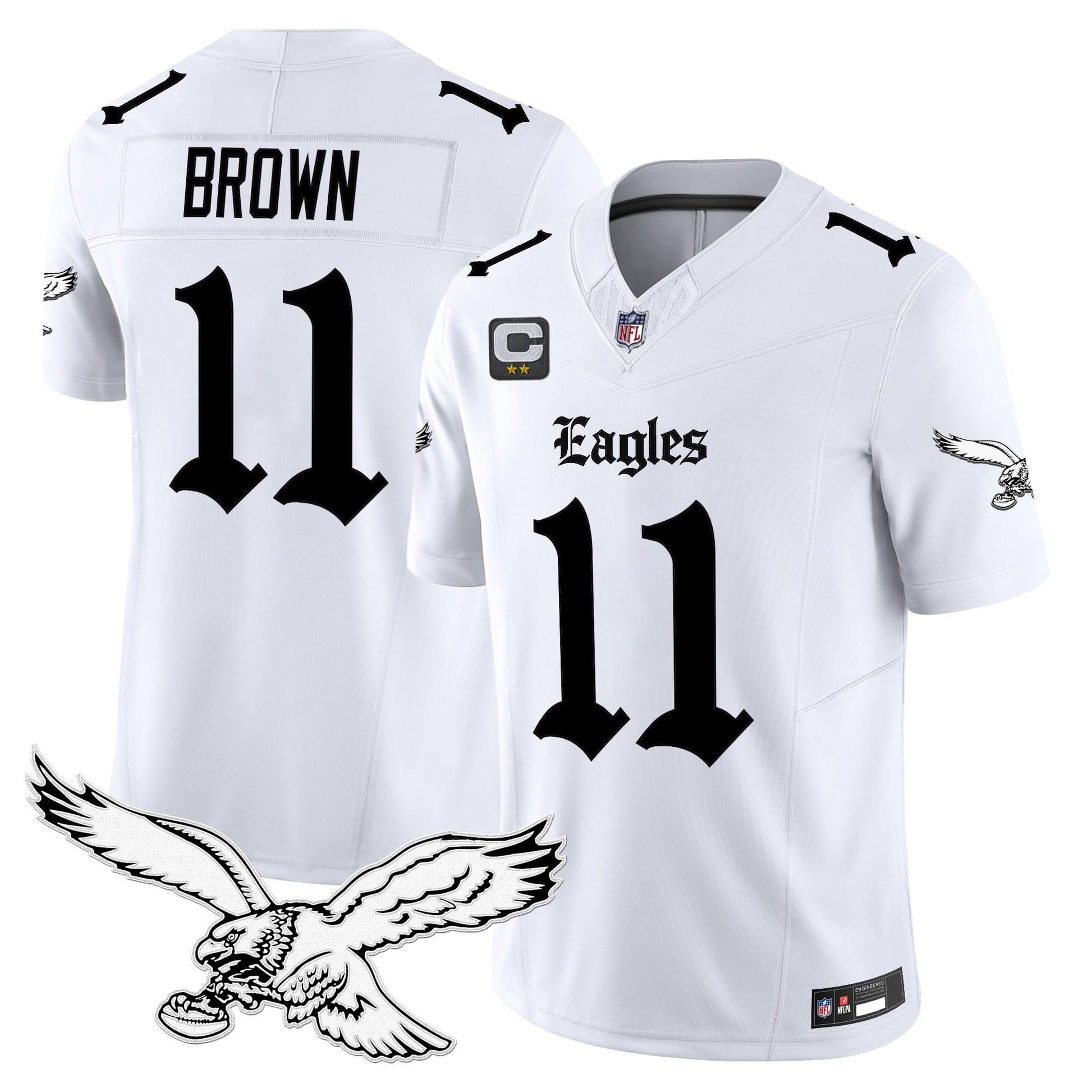 Men's Philadelphia Eagles 'Gothic Philly Edition' Vapor Limited Jersey - All Stitched