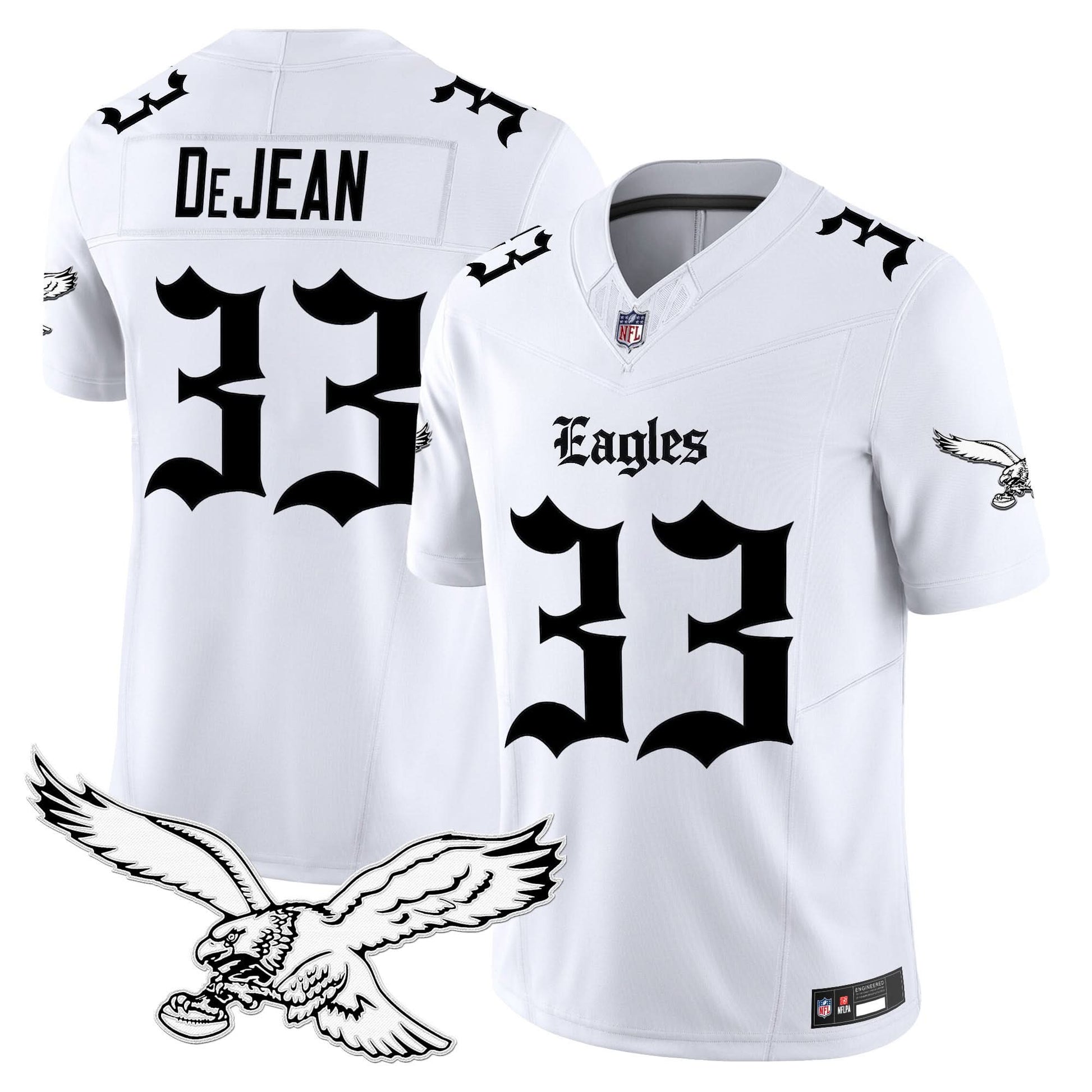 Men's Philadelphia Eagles 'Gothic Philly Edition' Vapor Limited Jersey - All Stitched