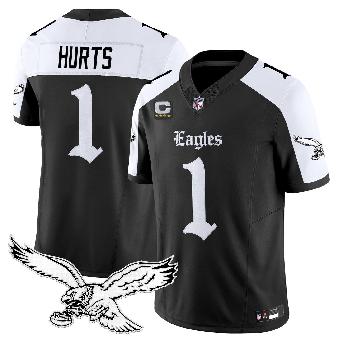 Men's Philadelphia Eagles 'Gothic Philly Edition' Vapor Limited Jersey - All Stitched