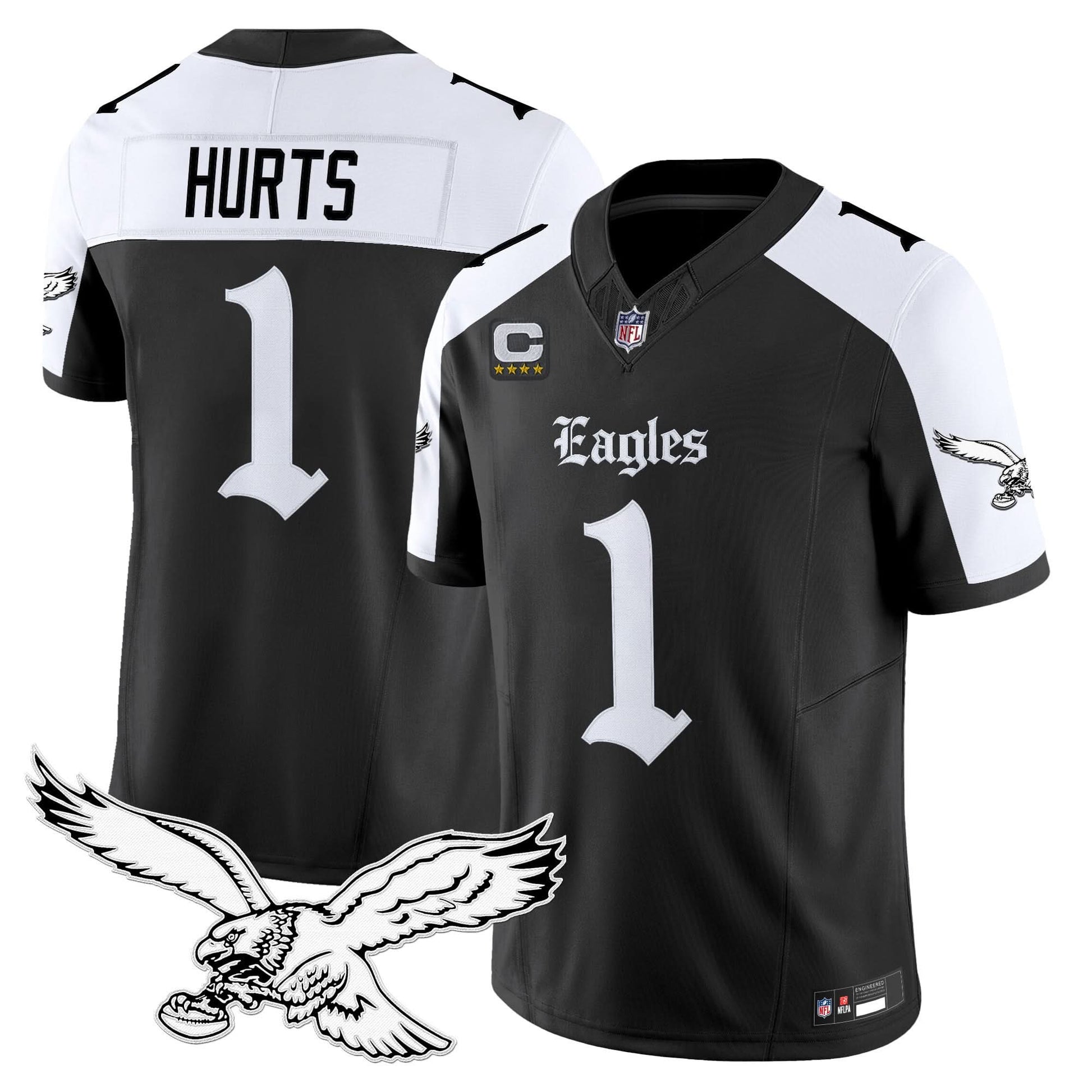 Men's Philadelphia Eagles 'Gothic Philly Edition' Vapor Limited Jersey - All Stitched