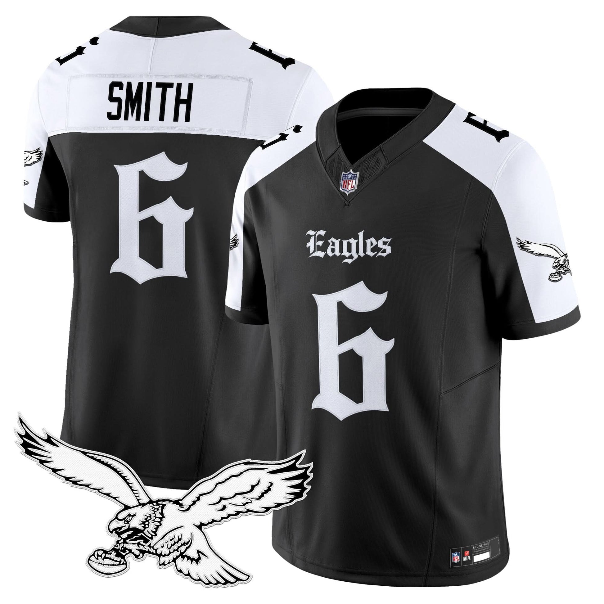Men's Philadelphia Eagles 'Gothic Philly Edition' Vapor Limited Jersey - All Stitched