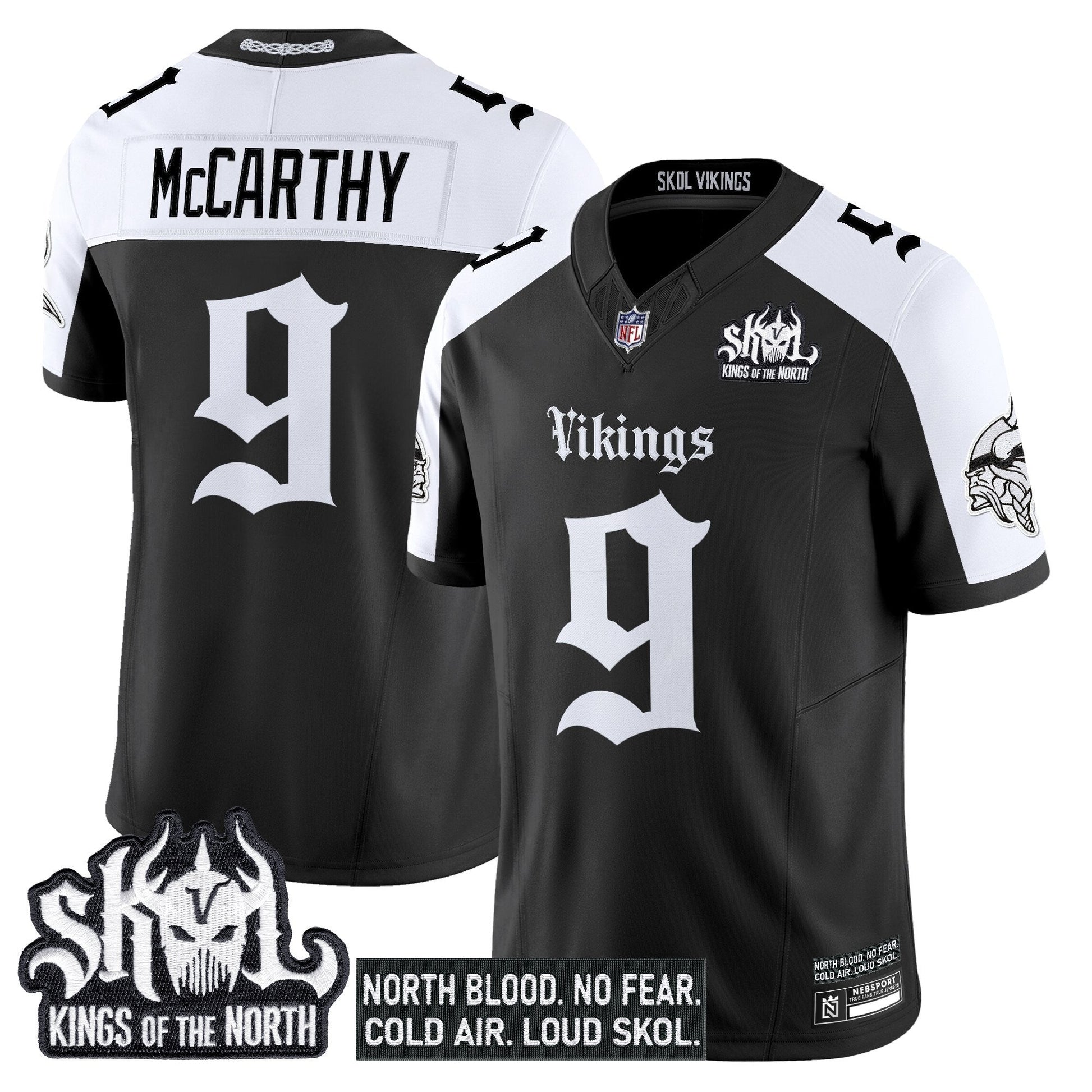 Men's Minnesota Vikings 'Gothic Norseblood Edition' Vapor Limited Jersey - All Stitched