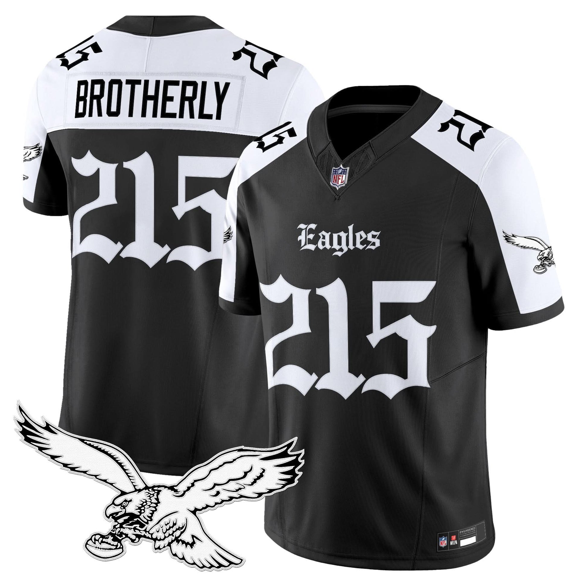 Men's Philadelphia Eagles 'Gothic Philly Edition' Vapor Limited Jersey - All Stitched