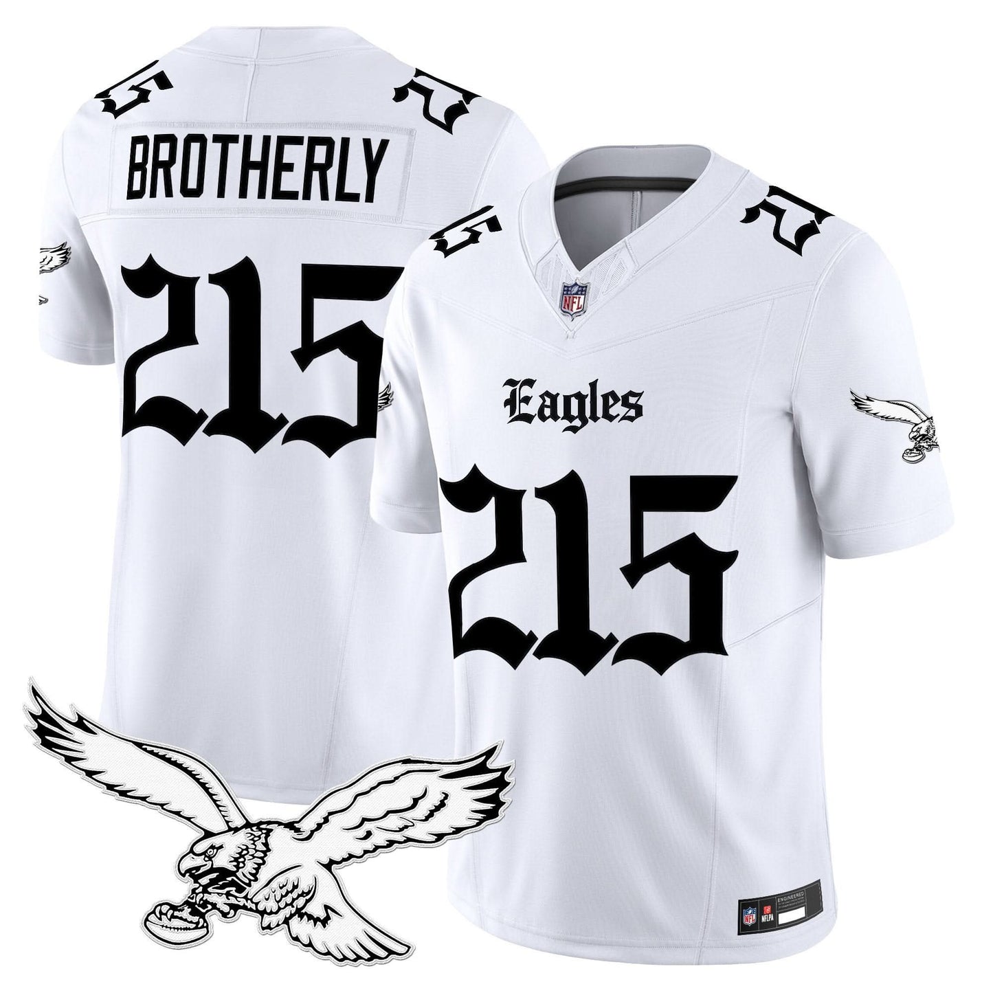 Men's Philadelphia Eagles 'Gothic Philly Edition' Vapor Limited Jersey - All Stitched