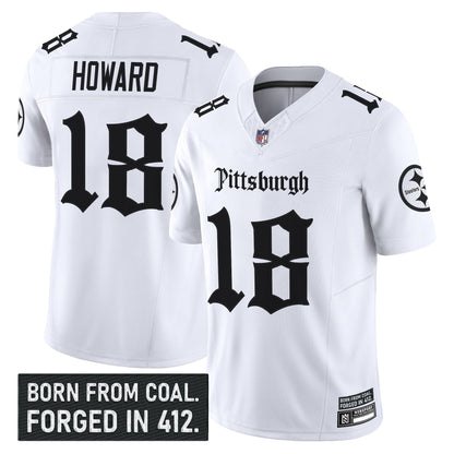 Men's Pittsburgh Steelers 'Gothic Steel City Edition' Vapor Limited Jersey - All Stitched