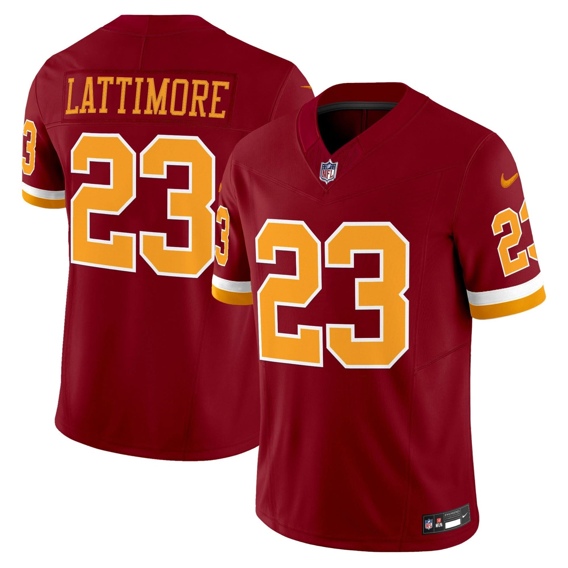 Men's Washington Redskins Throwback Vapor Limited Jersey - All Stitched