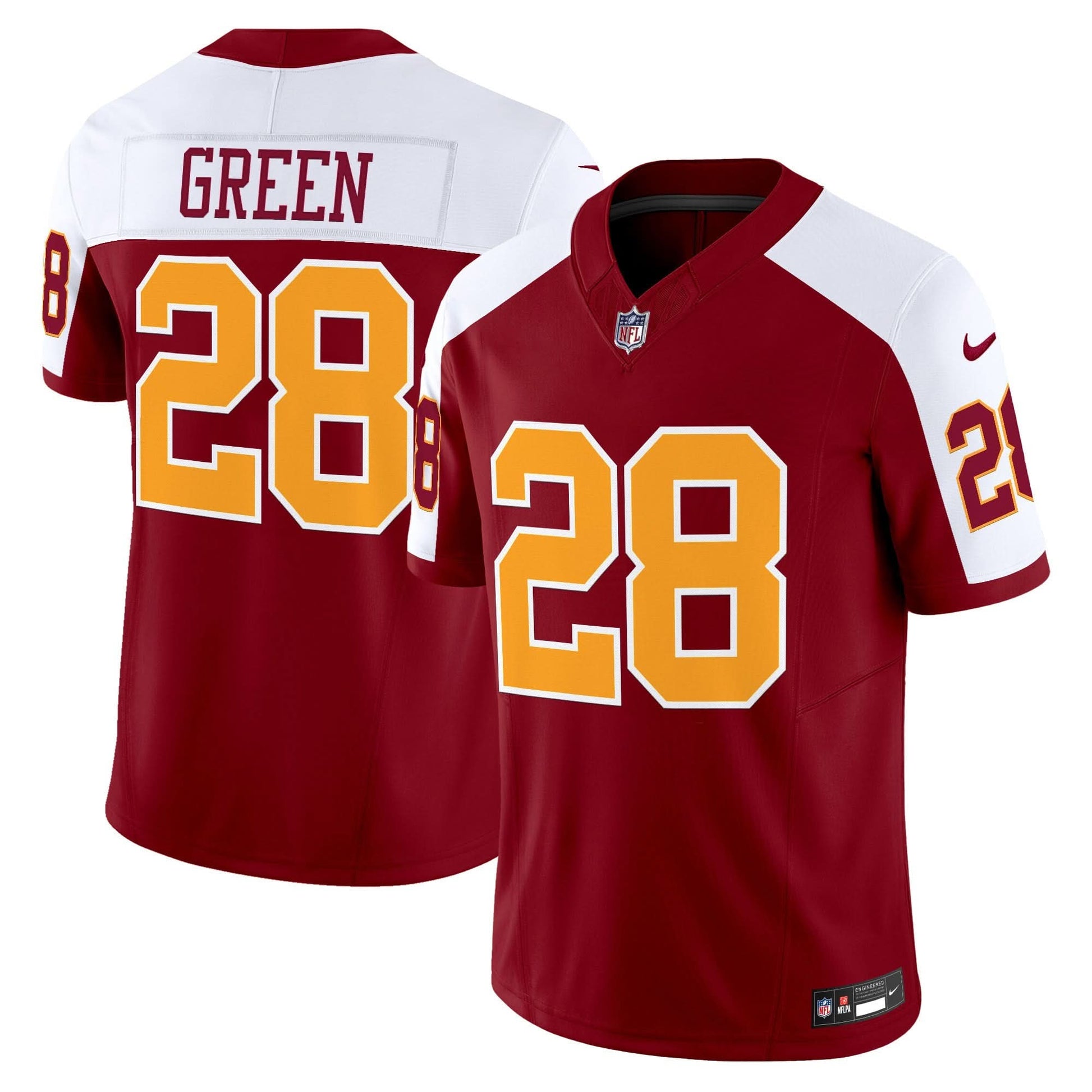 Men's Washington Redskins Throwback Vapor Limited Jersey - All Stitched