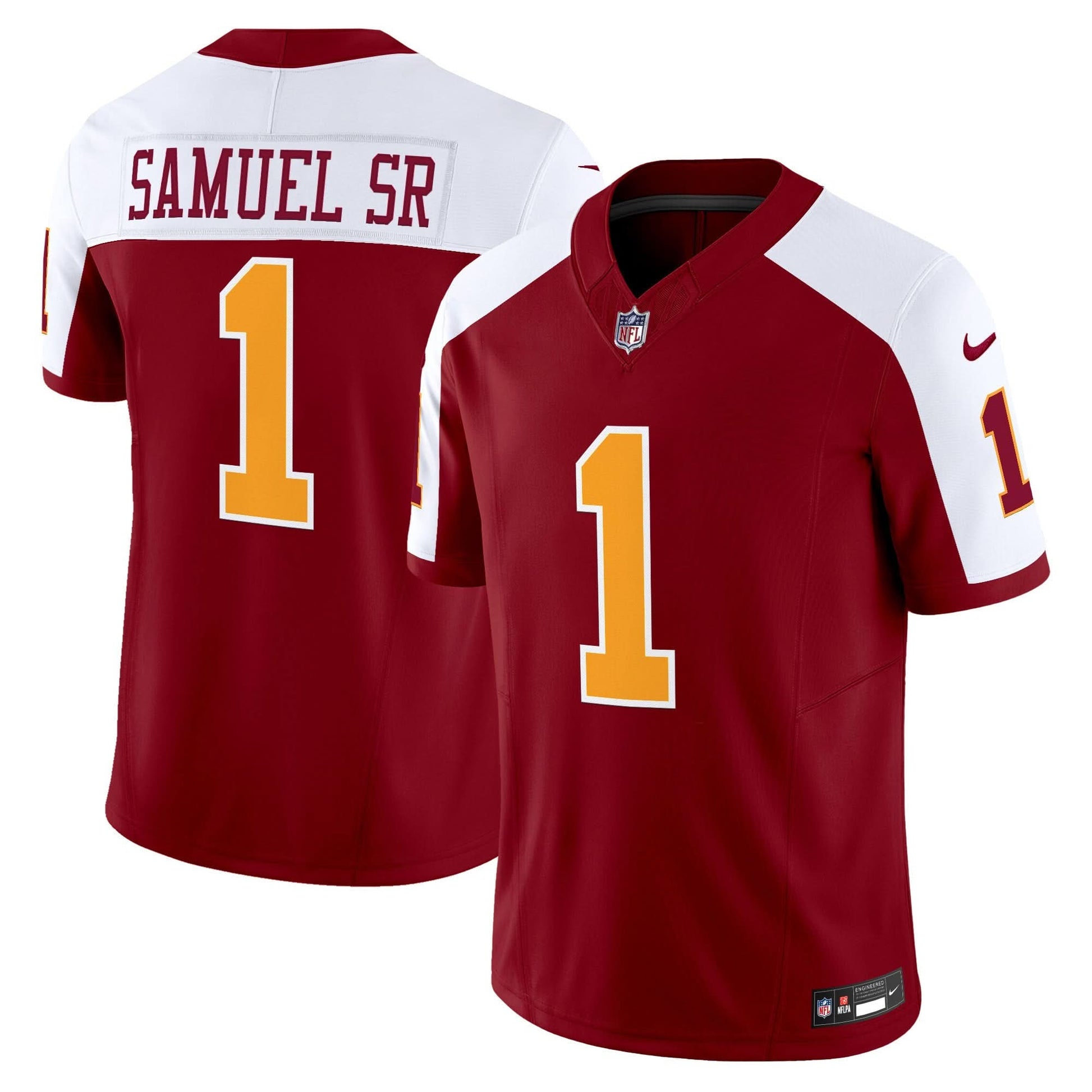 Men's Washington Redskins Throwback Vapor Limited Jersey - All Stitched
