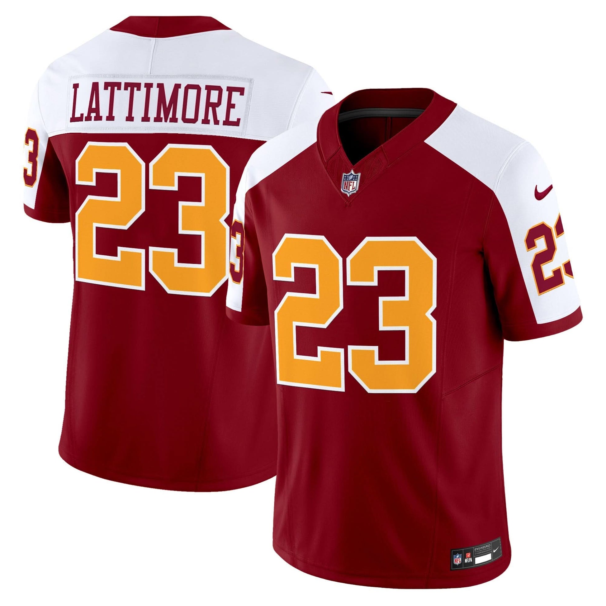 Men's Washington Redskins Throwback Vapor Limited Jersey - All Stitched