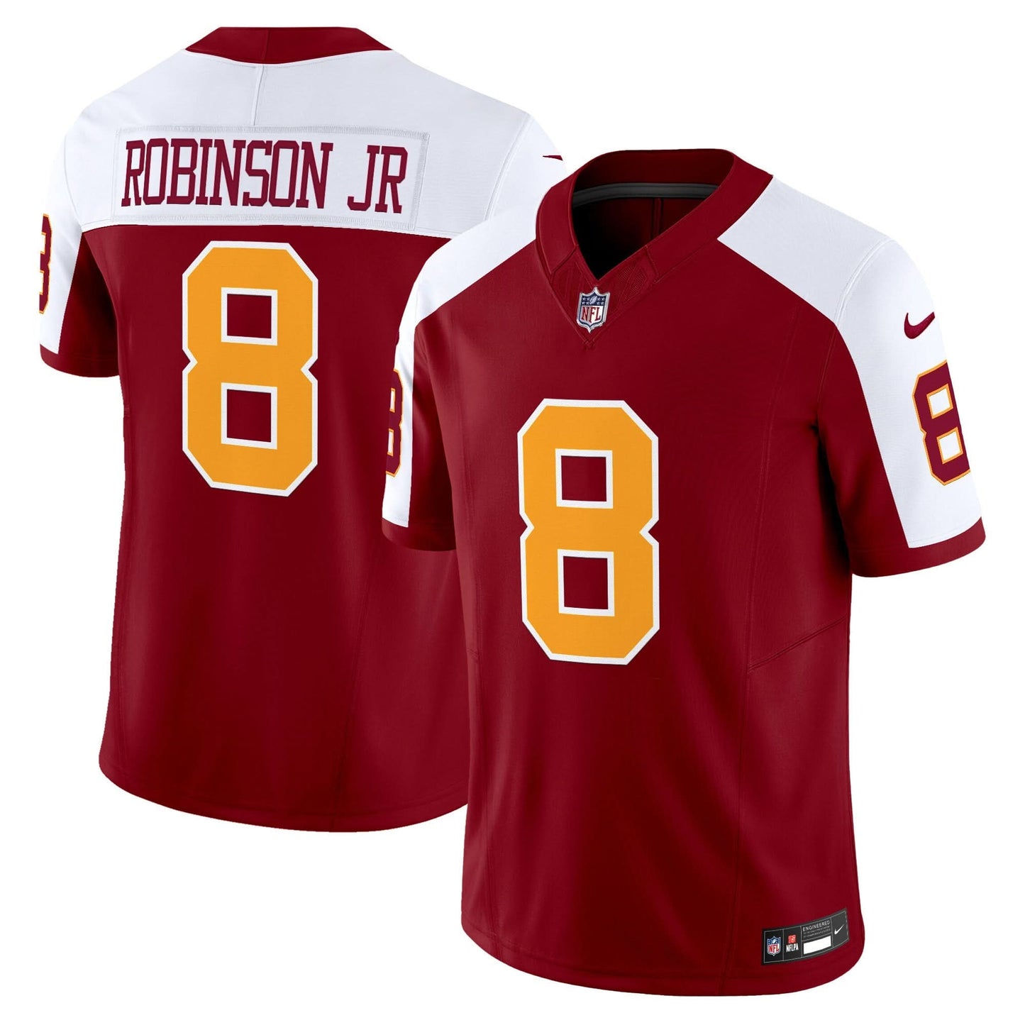 Men's Washington Redskins Throwback Vapor Limited Jersey - All Stitched