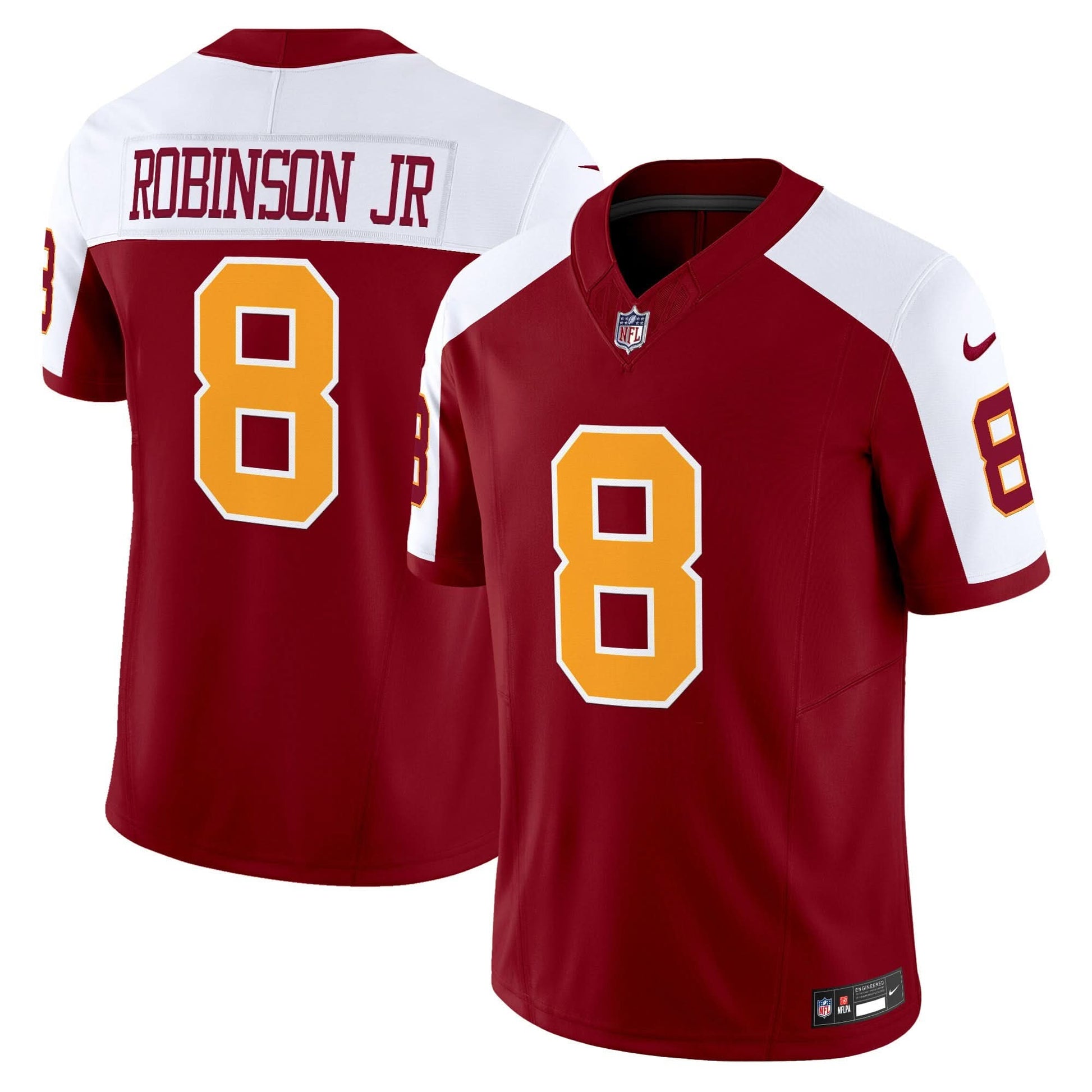Men's Washington Redskins Throwback Vapor Limited Jersey - All Stitched