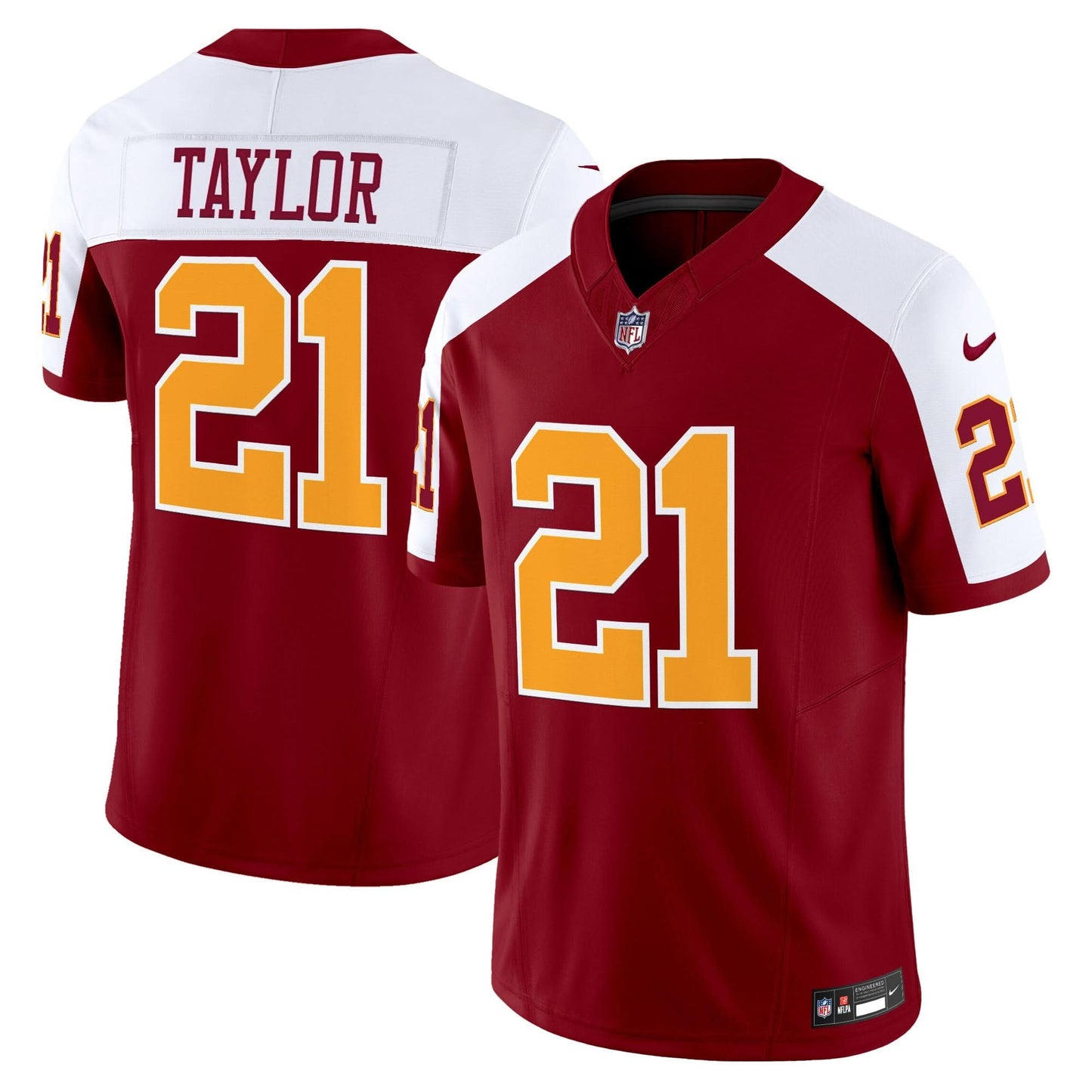 Men's Washington Redskins Throwback Vapor Limited Jersey - All Stitched