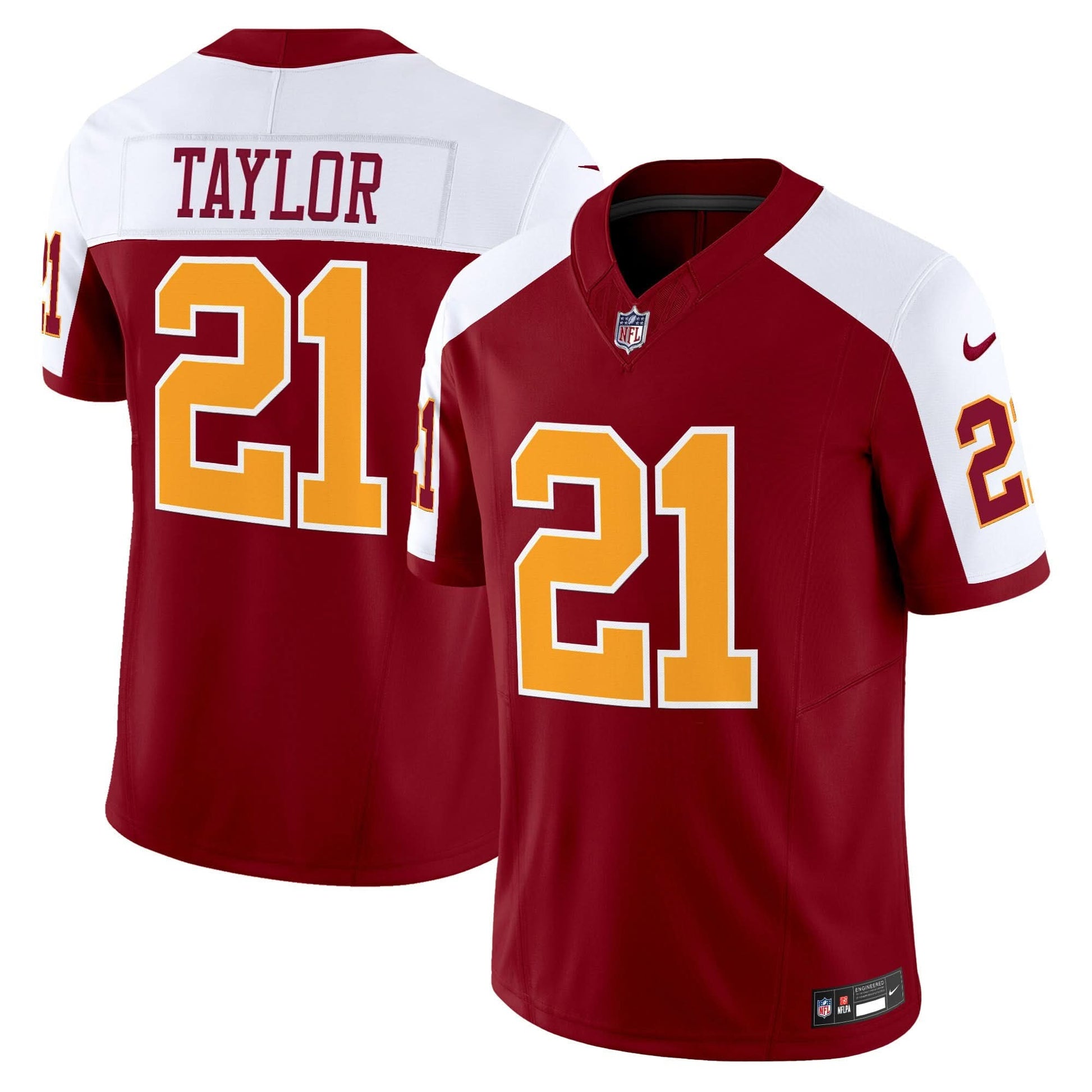Men's Washington Redskins Throwback Vapor Limited Jersey - All Stitched