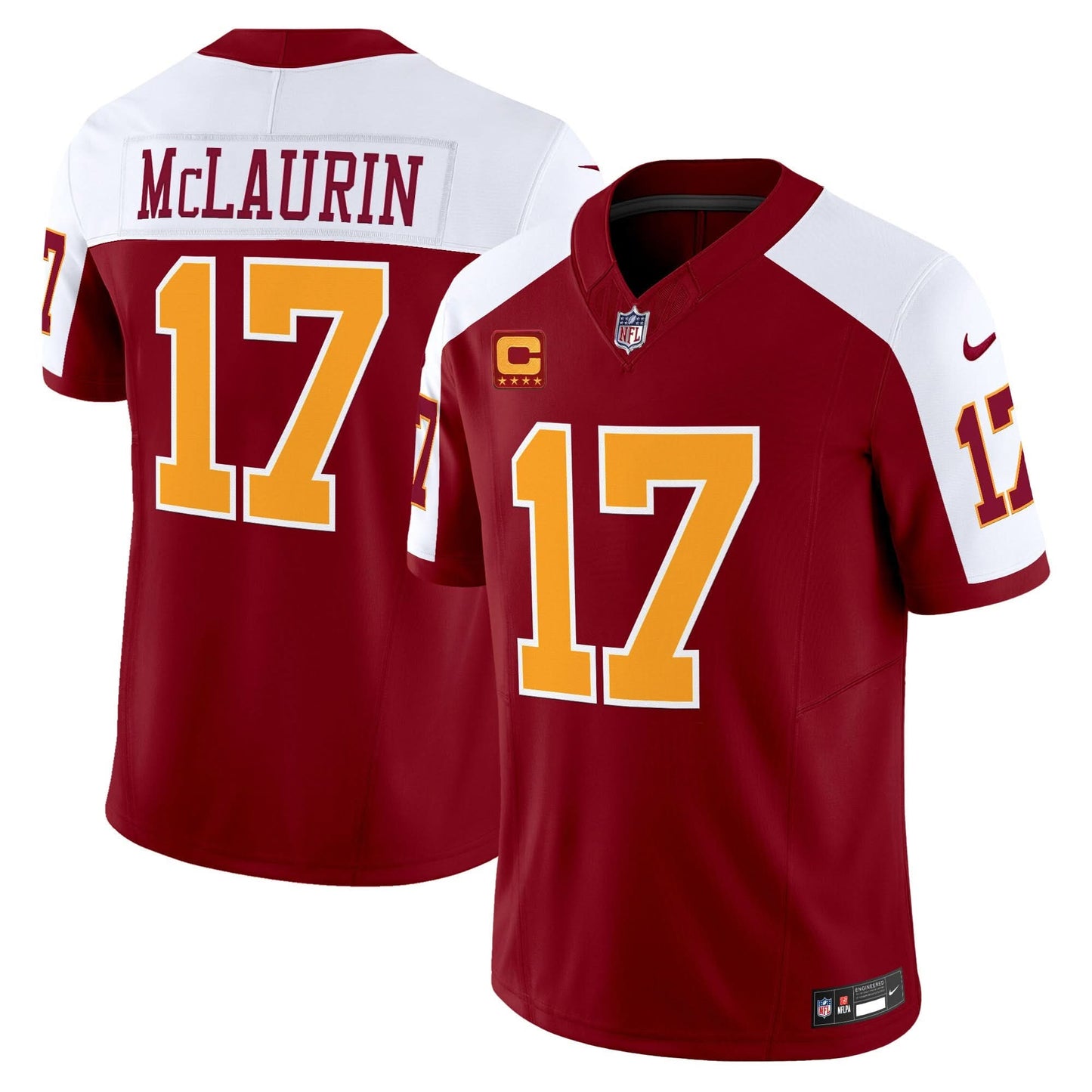 Men's Washington Redskins Throwback Vapor Limited Jersey - All Stitched