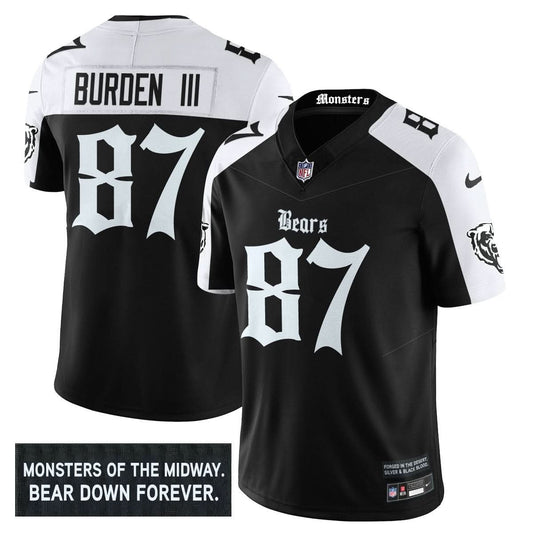 Men's Chicago Bears 'Gothic Monsters Edition' Vapor Limited Jersey - All Stitched