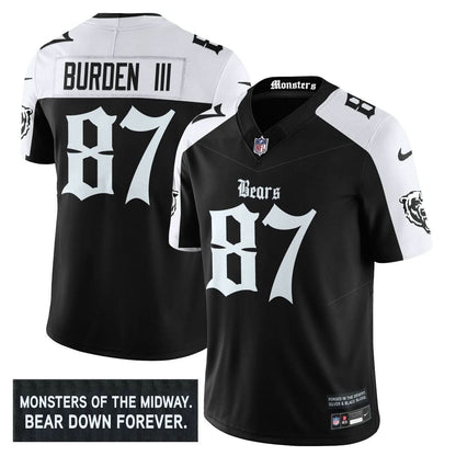Men's Chicago Bears 'Gothic Monsters Edition' Vapor Limited Jersey - All Stitched