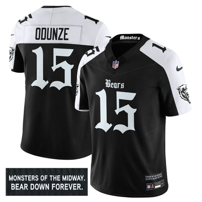 Men's Chicago Bears 'Gothic Monsters Edition' Vapor Limited Jersey - All Stitched