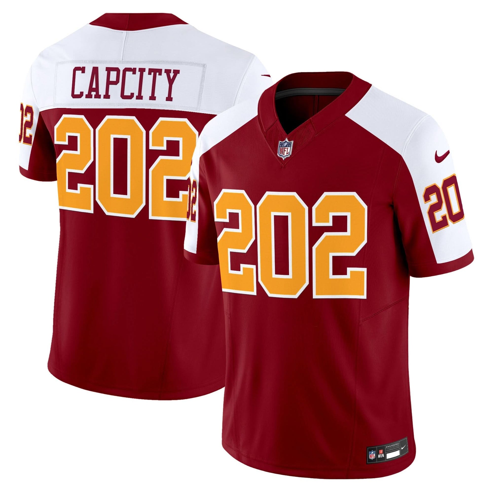 Men's Washington Redskins Throwback Vapor Limited Jersey - All Stitched