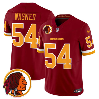 Men's Washington Redskins Throwback Vapor Limited Jersey V2 - All Stitched