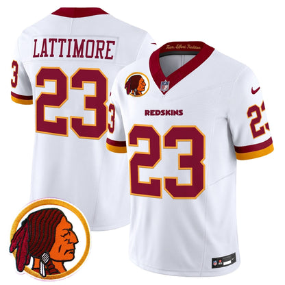 Men's Washington Redskins Throwback Vapor Limited Jersey V2 - All Stitched