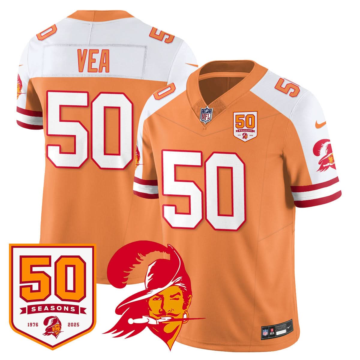 Men's Tampa Bay Buccaneers '76 Vapor Limited Jersey - All Stitched