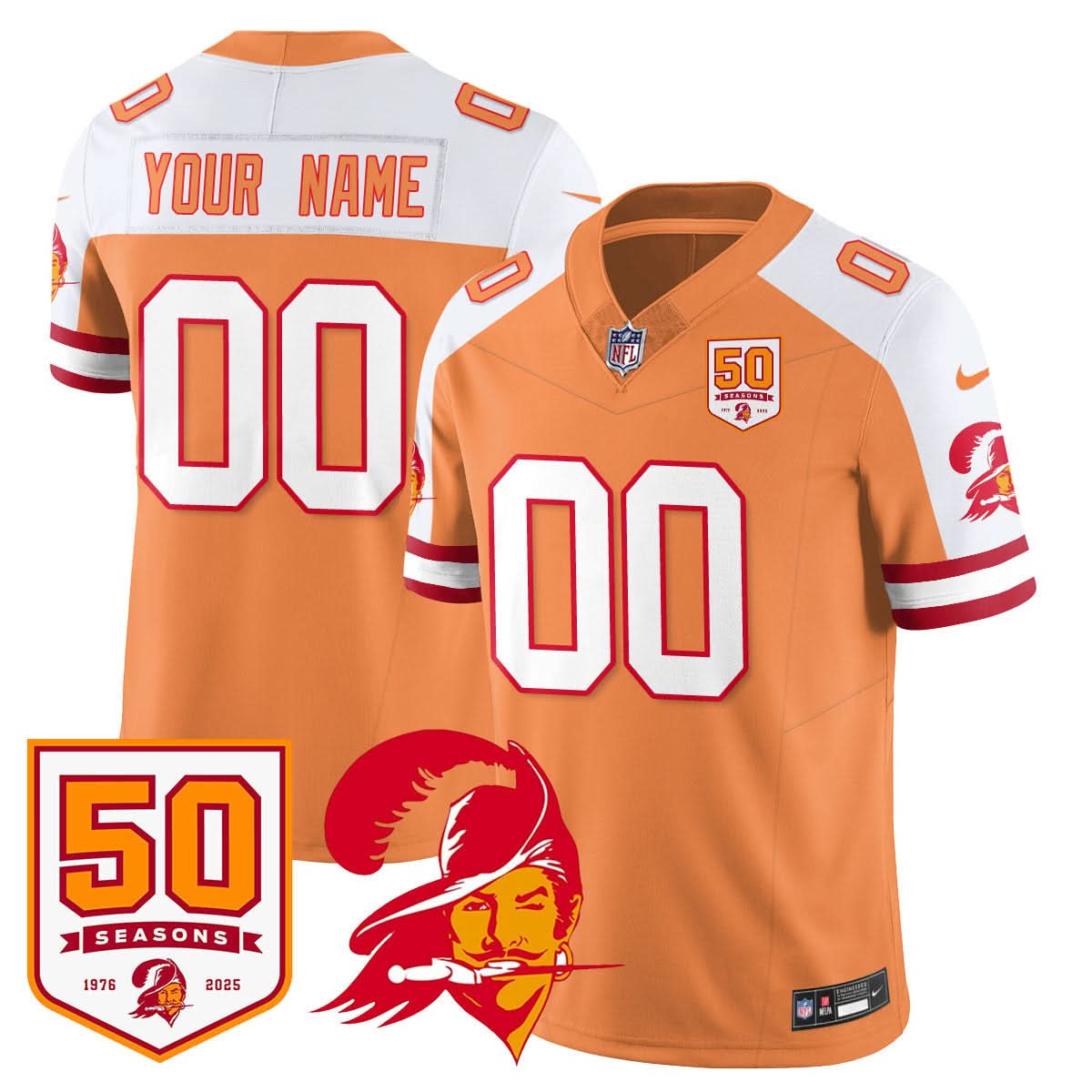 Men's Tampa Bay Buccaneers '76 Vapor Limited Jersey - All Stitched