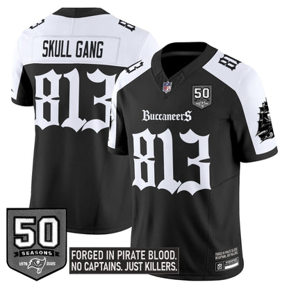 Men's Tampa Bay Buccaneers 'Gothic Pirate Shadows Edition' Limited Jersey - All Stitched