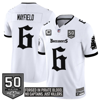 Men's Tampa Bay Buccaneers 'Gothic Pirate Shadows Edition' Limited Jersey - All Stitched